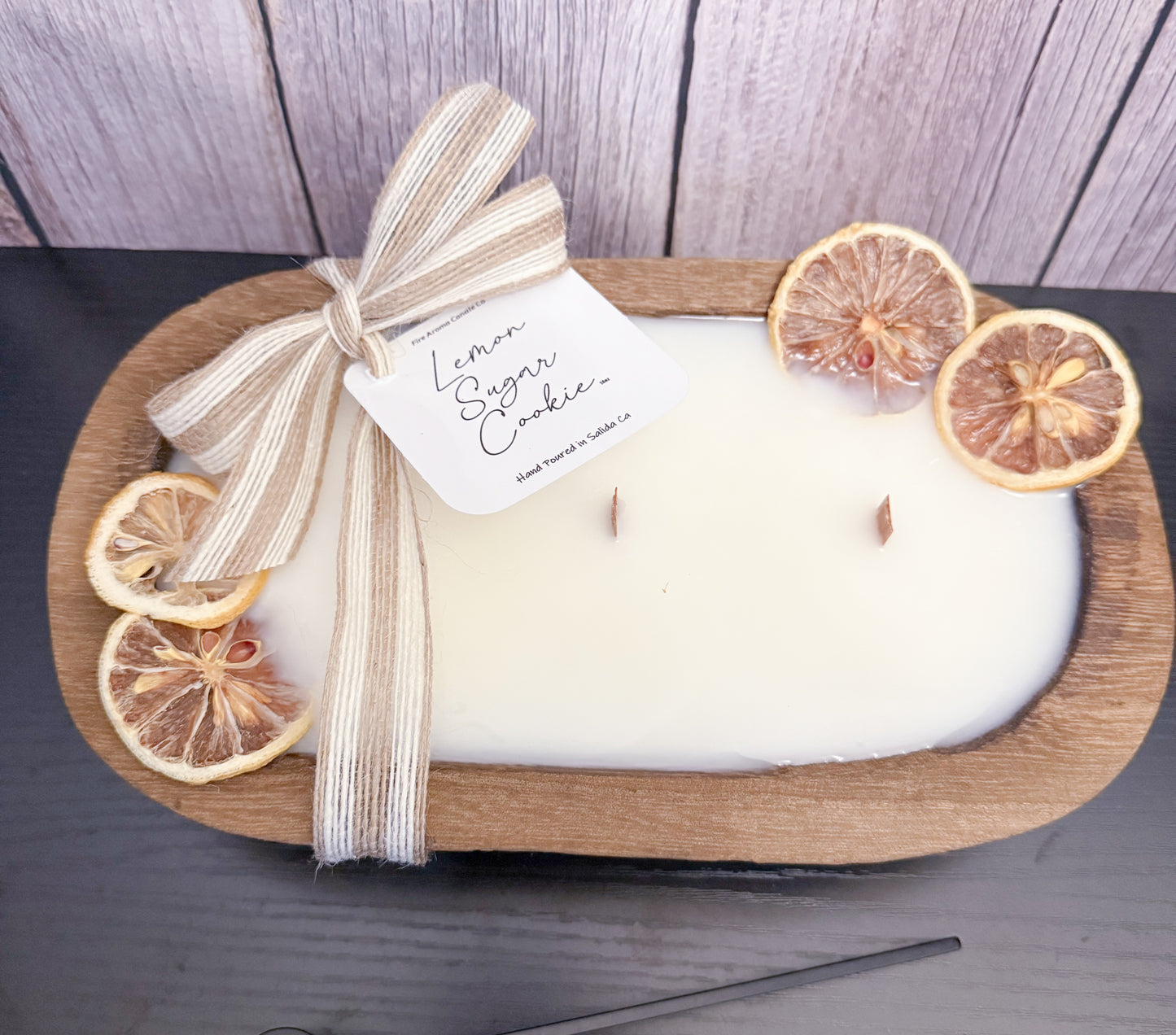 Lemon Sugar Cookie Dough Bowl
